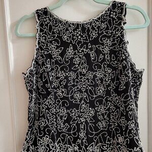 Vintage JDM New York Beaded Floral Formal Sleeveless Top